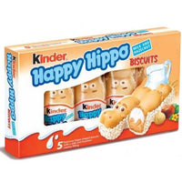 Ferrero Kinder Happy Hippo Biscuit Milk and Hazelnut (HEAT SENSITIVE ITEM - PLEASE ADD A THERMAL BOX TO YOUR ORDER TO PROTECT YOUR ITEMS 103.5g