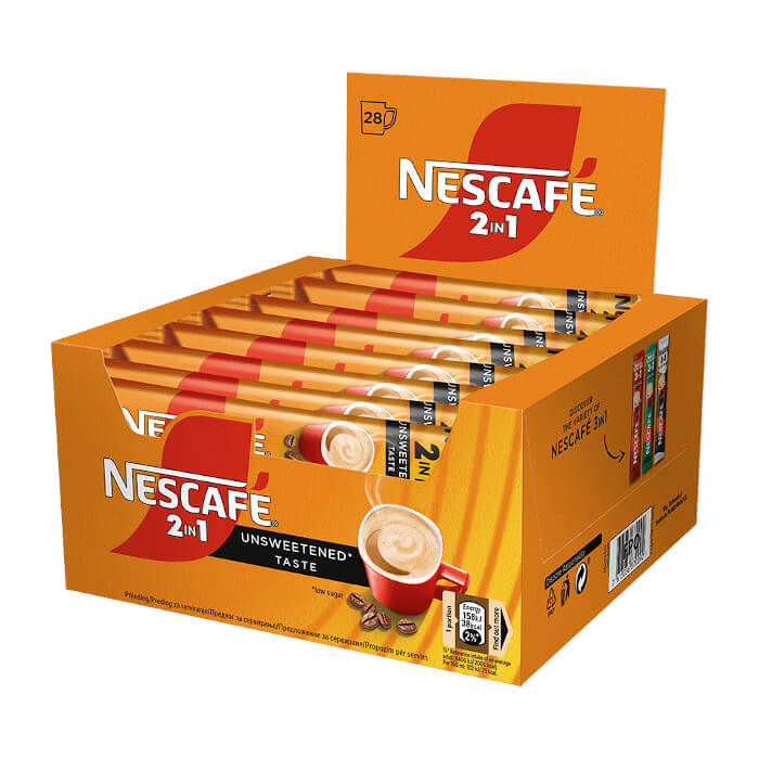 Nestle Nescafe 2-In-1 Classic Box (28x8g Packs) 224g