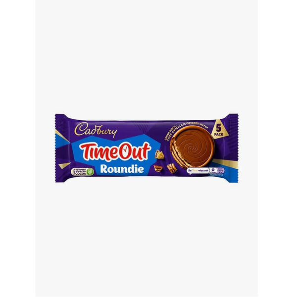 Cadbury TimeOut Roundie Biscuits (HEAT SENSITIVE ITEM - PLEASE ADD A THERMAL BOX TO YOUR ORDER TO PROTECT YOUR ITEMS 150g