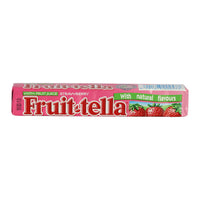 Fruitella Strawberry Sweets with Real Fruit Juice, British product with production facilities in the Netherlands 41g
