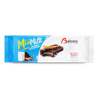 Balconi Mixmax Milk Cream Chocolate Cake Bars Filled with Velvety Milk Cream Filling 10 pieces 350g
