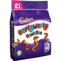 Cadbury Curly Wurly Squirlies Bag (HEAT SENSITIVE ITEM - PLEASE ADD A THERMAL BOX TO YOUR ORDER TO PROTECT YOUR ITEMS 95g