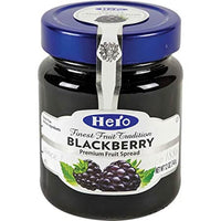 Hero Premium Blackberry Fruit Spread. Swiss product with production facilities in Spain and Switzerland 340g