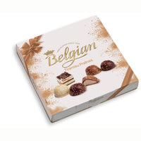 Belgian Tiramisu Praline Gift Box with a Variety of Tiramisu Flavored Chocolates (HEAT SENSITIVE ITEM - PLEASE ADD A THERMAL BOX TO YOUR ORDER TO PROTECT YOUR ITEMS 200g