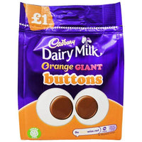 Cadbury Dairy Milk Orange Giant Buttons (HEAT SENSITIVE ITEM - PLEASE ADD A THERMAL BOX TO YOUR ORDER TO PROTECT YOUR ITEMS 95g