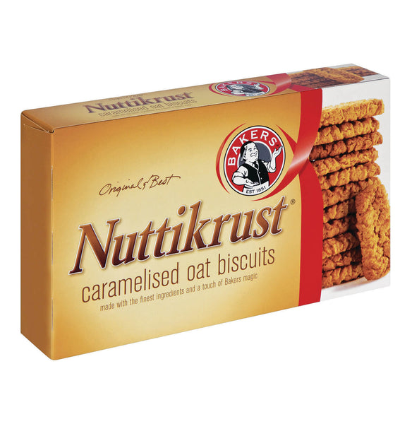 Bakers Nuttikrust Caramelized Oat Biscuits (Kosher) 200g