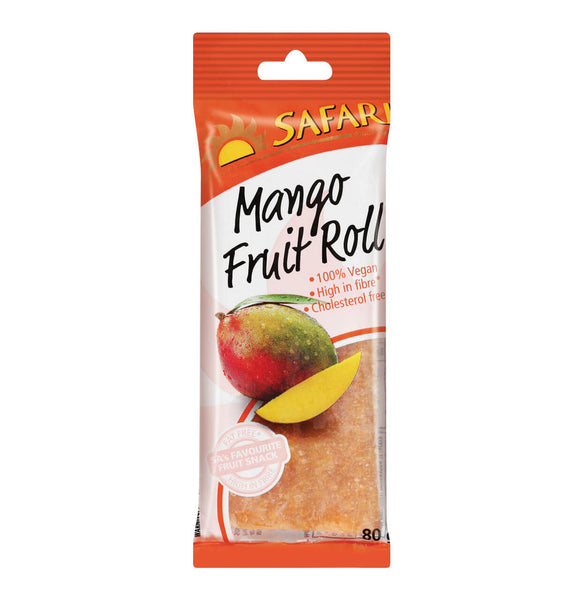 BEST BY MARCH 2025: Safari Fruit Roll Mango 80g