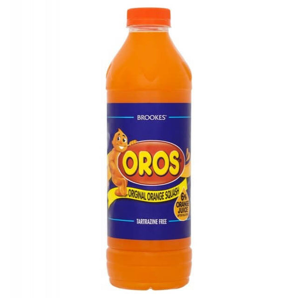 Brookes Oros Orange Squash 1L