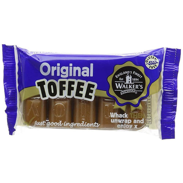 BEST BY MAY 2025: Walkers Toffee Original Toffee Bar 100g