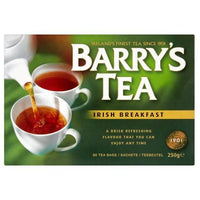 Barrys Irish Breakfast Tea Bags (Pack of 80) 250g