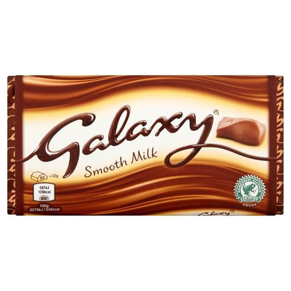 Mars Galaxy Bar HEAT SENSITIVE ITEM. PLEASE ADD ITEM 122942 TO THE ORDER TO TRY TO PROTECT CHOCOLATES FROM HEAT DAMAGE. 100g