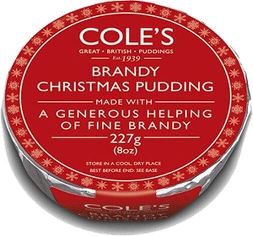 Coles Boxed Christmas Pudding Brandy 227g