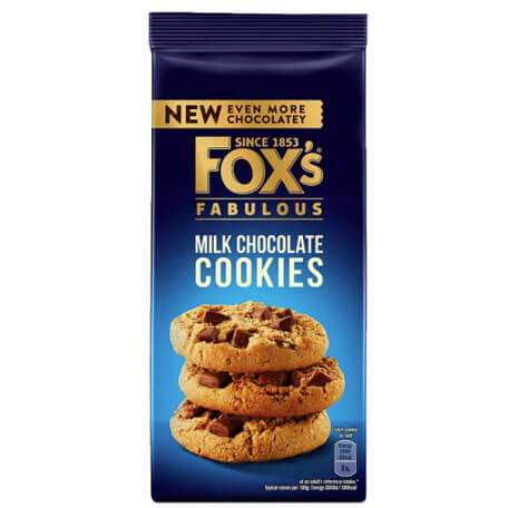 Foxs Chunkie Milk Chocolate Cookies 180g