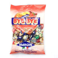 BEST BY APRIL 2024: Mangini Linea Bye-Bye Fruit Filled Candies, Assorted Candies Individually Wrapped 150g
