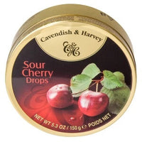 Cavendish Sour Cherry Fruit Drops 150g
