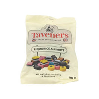Taveners Liquorice Allsorts Bag 165g