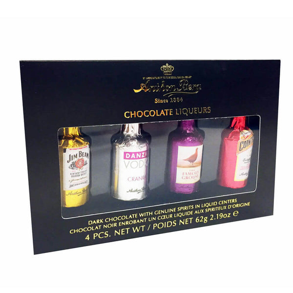 Anthon Berg Chocolate Liquors Bottles (Pack of Four) 62g
