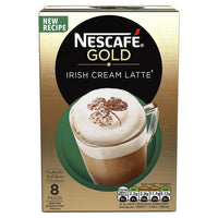 BEST BY APRIL 2025: Nestle Nescafe Gold Irish Latte Mix (Pack of Eight Sachets) 158g