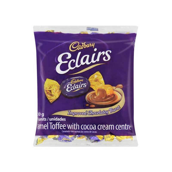 BEST BY JULY 2025: Cadbury Eclairs Chocolate Bag (Pack of 50 Chocolates) 230g