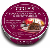 Coles Pudding Black Cherry and Amaretto 454g