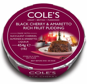 Coles Pudding Black Cherry and Amaretto 454g