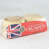 Lakeland Frozen Traditional Crumpets (Pack of 6) Lovingly Baked in the UK 276g