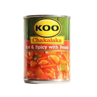 Koo Chakalaka Hot and Spicy with Beans (Kosher) 410g
