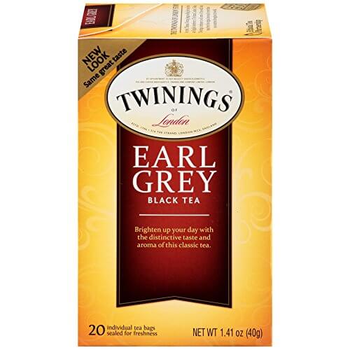Twinings of London Tea - Earl Grey Extra Bold (One Box of 20 Tea Bags) 50g
