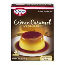 BEST BY JULY 2025: Dr Oetker Creme Caramel Instant Dessert 4 Servings 105g