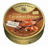 Cavendish and Harvey Caramel Drops Filled with Chocolate 130g