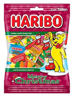 Haribo Mini Christmas Bags Christmas Shapes (Item Contains 24 Mini Bags) 250g