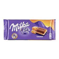 Milka Caramel Chocolate Bar 100g
