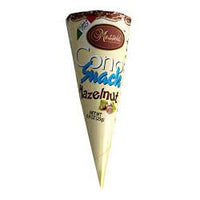 Messori Cono Hazelnut, Delicious Wafer Cone with Hazelnut Cream with Dark Chocolate Chips and Puffed Rice (HEAT SENSITIVE ITEM - PLEASE ADD A THERMAL BOX TO YOUR ORDER TO PROTECT YOUR ITEMS 25g