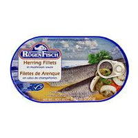 Ruegenfisch Herring - Mushroom Sauce Filets 200g