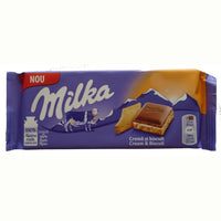 Milka Cream and Biscuit Bar 100g