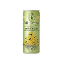 Folkingtons Lemon and Mint Gently Sparkling Can 250ml