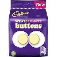 Cadbury Buttons White Chocolate Giant Buttons Bag 95g
