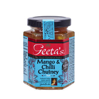 Geetas Premium Mango and Chilli Chutney - Hot 230g
