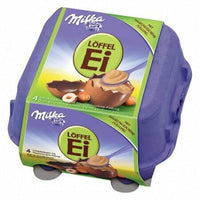 Milka Loeffel Eggs Hazelnut Filled Eggs 4 Pack 136g