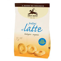 BEST BY APRIL 2024: Alce Nero Frollini Organic Milk Biscuits 250g
