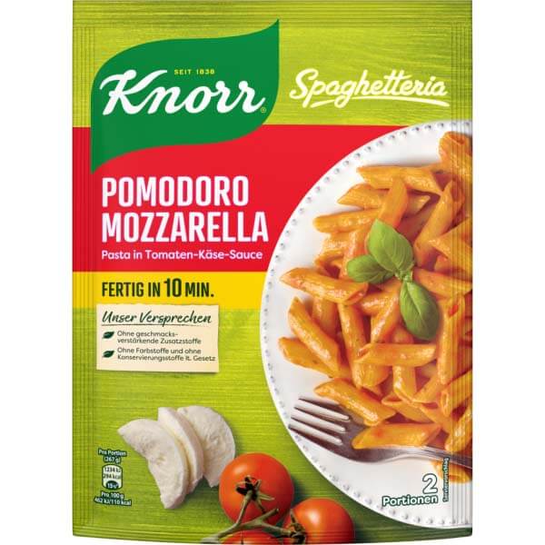 Knorr Spaghetteria Pomodoro Mozarella 163g