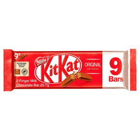 BEST BY APRIL 2024: Nestle Kitkat 2 Finger Milk (9 Pack) 186.3g