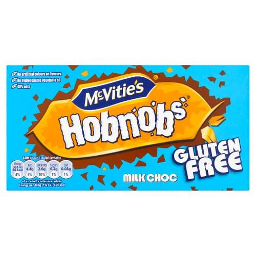 BEST BY JULY 2025: Mcvities Gluten Free Chocolate Hobnobs HEAT SENSITIVE ITEM. PLEASE ADD ITEM 122942 TO THE ORDER TO TRY TO PROTECT CHOCOLATES FROM HEAT DAMAGE 150g