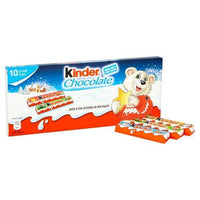 Ferrero Kinder Chocolate 10Pack (HEAT SENSITIVE ITEM - PLEASE ADD A THERMAL BOX TO YOUR ORDER TO PROTECT YOUR ITEMS 125g