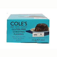 Coles Christmas Pudding Alcohol Gluten and Nut Free 112g