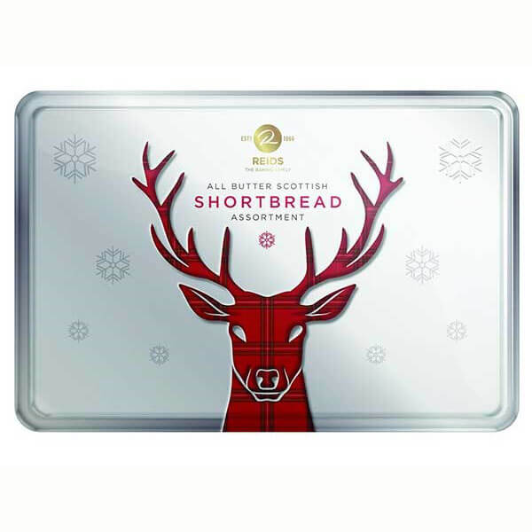 Reids of Caithness Shortbread Gift Tin Reindeer 300g