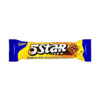 Cadbury 5 Star Bar  HEAT SENSITIVE ITEM. PLEASE ADD ITEM 122942 TO THE ORDER TO TRY TO PROTECT CHOCOLATES FROM HEAT DAMAGE. 48.5g