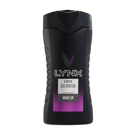 Lynx Shower Gel Excite Crisp Coconut and Black Pepper Scent 225ml