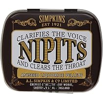 Simpkins Nipits Plain Liquorice Pellets 12g