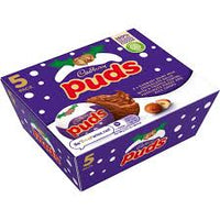 Cadbury Christmas Puds (Pack of 5) Chocolate with Pudding Flavored Centers 175g